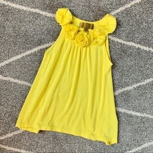 Nicole Miller Canary Yellow Tank Top 3T